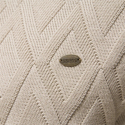 Daniel | Herren Pullover mit Karodesign