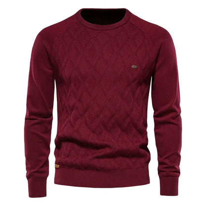 Daniel | Herren Pullover mit Karodesign