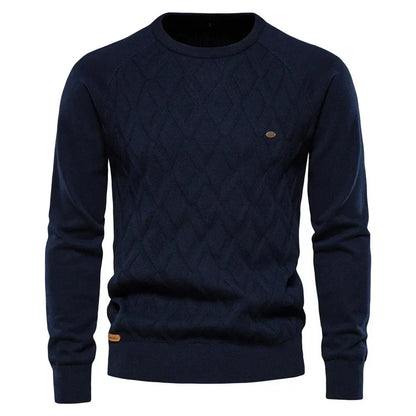Daniel | Herren Pullover mit Karodesign