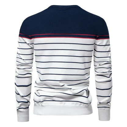 Sebastian | Herrenpullover mit Streifendesign
