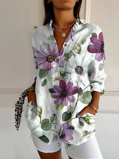 Duval Paris™ | Chemisier floral fluide