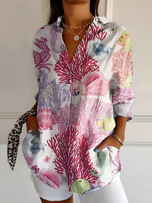 Duval Paris™ | Chemisier floral fluide