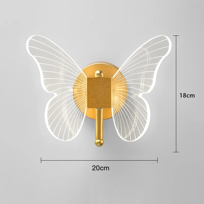 Elira Fléur | Pendelleuchte mit zartem Schmetterlings-Design