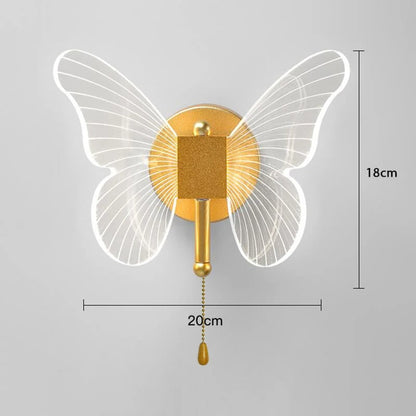 Elira Fléur | Pendelleuchte mit zartem Schmetterlings-Design