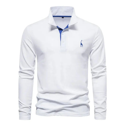 Evren - Mens Long Sleeve Polo Shirt