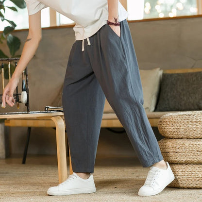 Meno | Pantalones de Verano de Corte Relajado