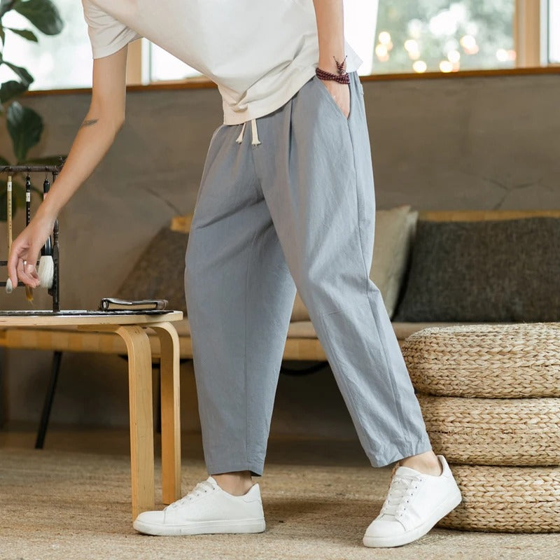 Meno | Pantalones de Verano de Corte Relajado