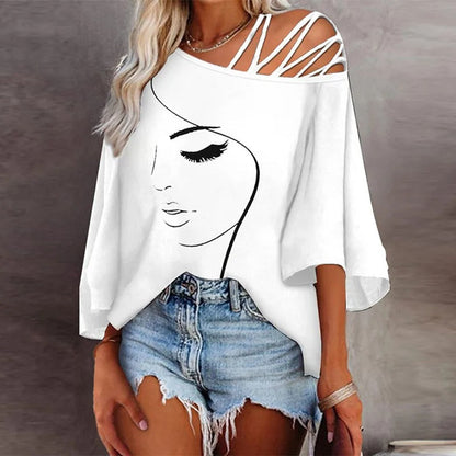 Liora | Printed Women’s Shirt | Graphic Tees | Women’s Casual Printed T-Shirt Short Sleeve Relaxed Fit Everyday Wear