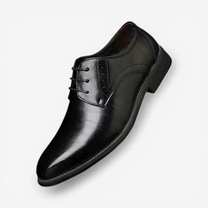 Alexander – Pointed Toe Lace-Up Shoes with Non-Slip Sole | Secure Lace-Up Fit | Structured Everyday Style | Casual to Formal Wear