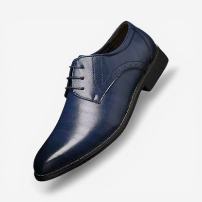 Alexander – Pointed Toe Lace-Up Shoes with Non-Slip Sole | Secure Lace-Up Fit | Structured Everyday Style | Casual to Formal Wear