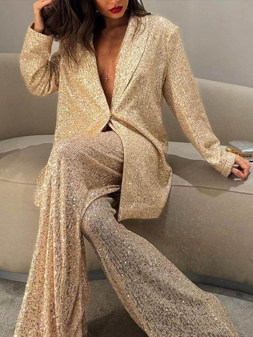 Women’s Sequin Blazer Jacket | Sparkling Style for Parties & Occasions