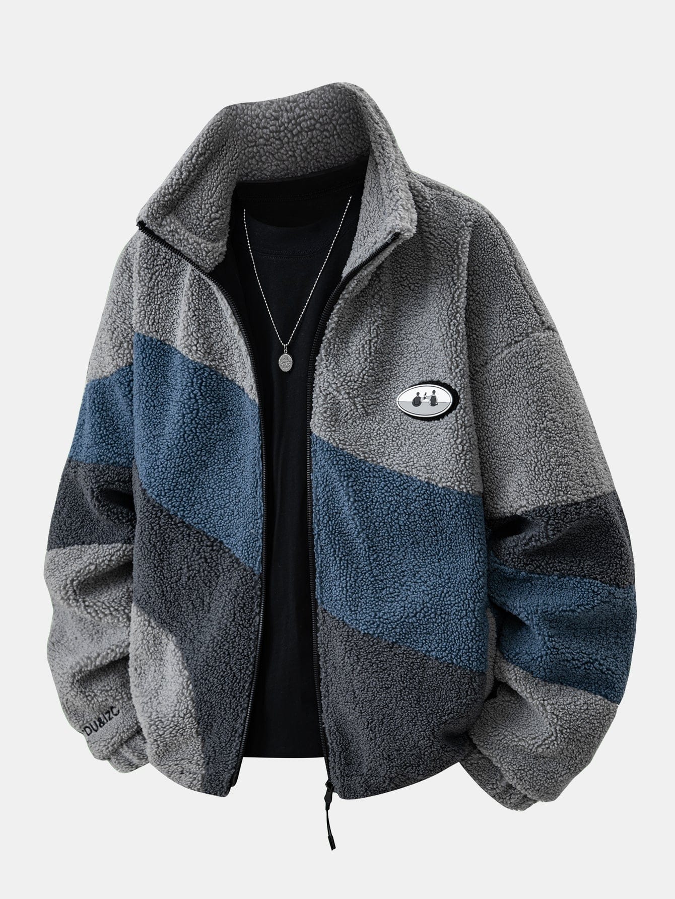 Velira Coats & Jackets pilka / S Spalvų Bloko Teddy Zip-Up Striukė