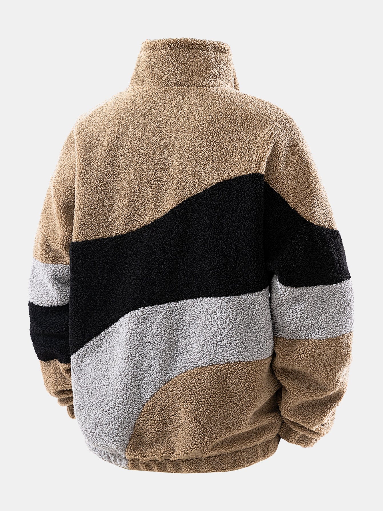 Velira Coats & Jackets Spalvų Bloko Teddy Zip-Up Striukė