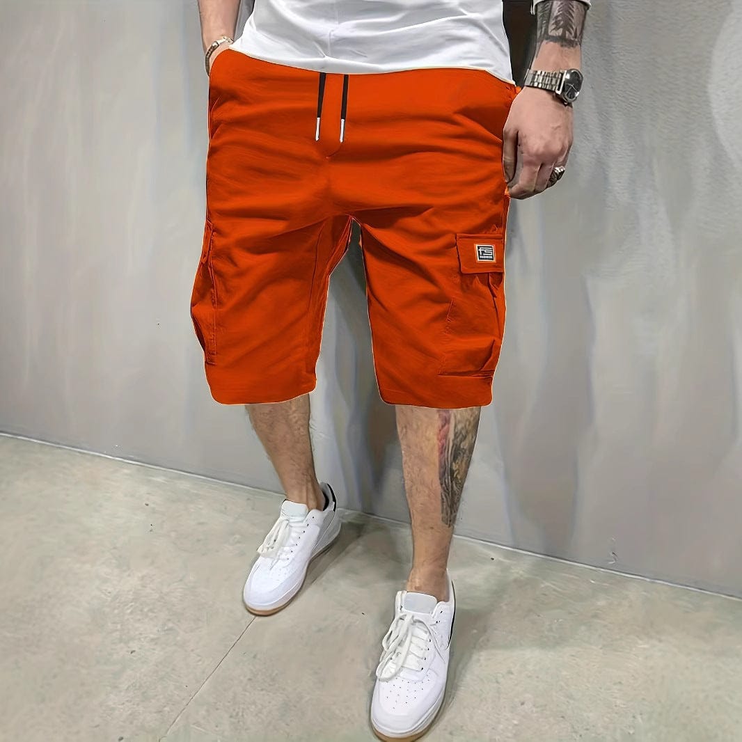 Velira Shorts Oranžinė Raudona / XS Gatvės Krovinių Šortai