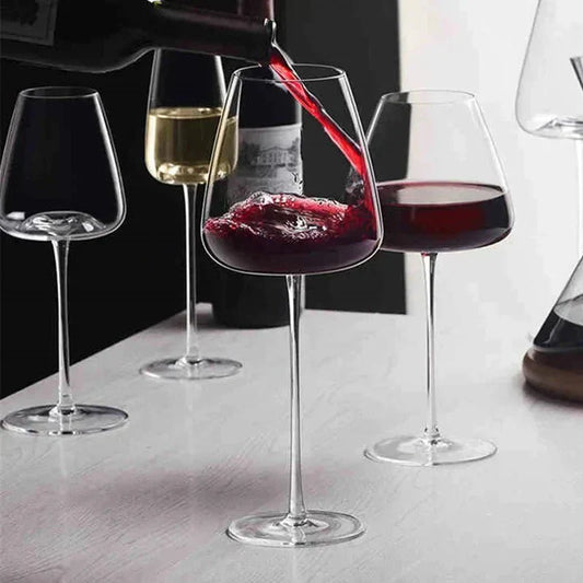 Handgeblasene Kristallweingläser – 2, 4 oder 6er Set