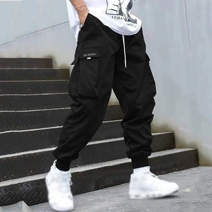 Versatile Cargo Trousers for Men - Jens-Black-M-Nora Luxe