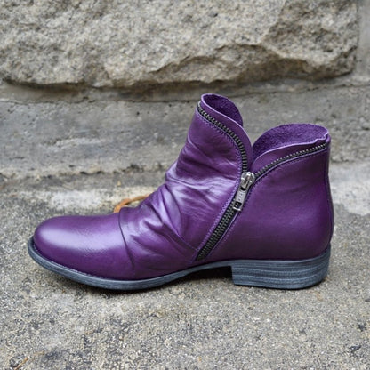 Makayla | Women Autumn Leather Ankle boots