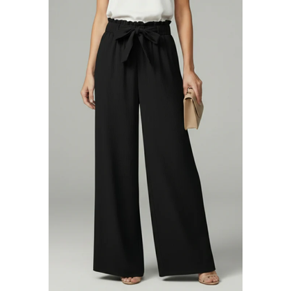 Vina | Damen Palazzo Hose Für Alltag Mit Gürtel