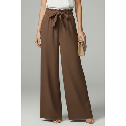 Vina | Damen Palazzo Hose Für Alltag Mit Gürtel