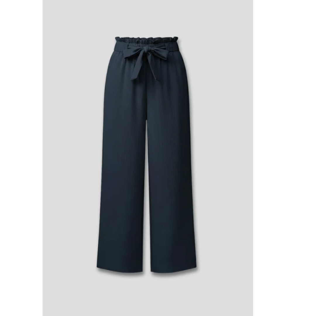 Vina | Damen Palazzo Hose Für Alltag Mit Gürtel
