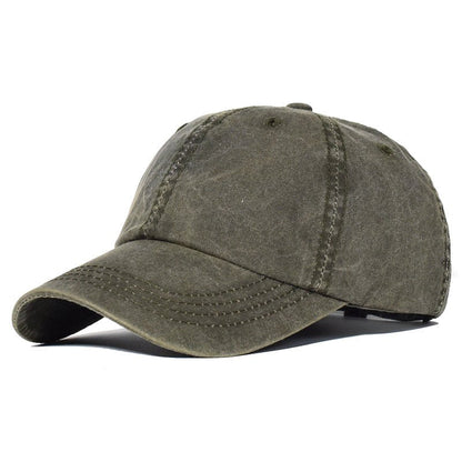 Sterling Vintage Washed™ Cotton Baseball Cap Plain Adjustable Dad Cap