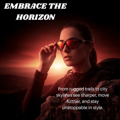 VISIONEDGE – Gepolariseerde Zonnebril met UV400 Bescherming & Rubber Grip