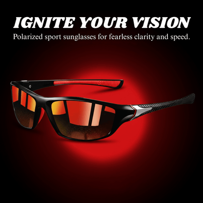 VISIONEDGE – Gepolariseerde Zonnebril met UV400 Bescherming & Rubber Grip