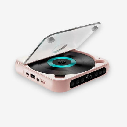 SoundWave – Portable Bluetooth CD player with LCD screen