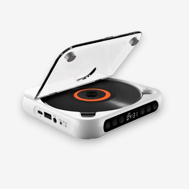 SoundWave – Portable Bluetooth CD player with LCD screen