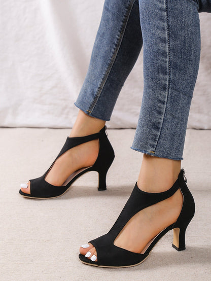 Mara | Women's Orthopedic Open Toe High Heels with Cushioned Support