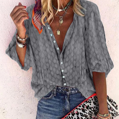 Waltraud | Damen Bluse Mit Print