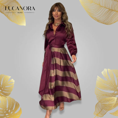 Wanda Cutino™ Wanda Cutino™ Elegant Autumn Dress Day to Evening - content image 28