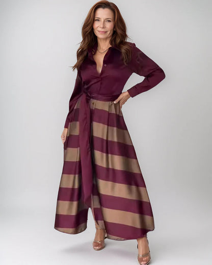 Wanda Cutino Elegant Autumn Dress - main product hero view