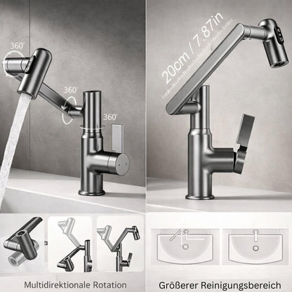 Wasserhahn für Küche & Badezimmer | Flexibler Küchenarmatur | Spültischarmatur | Aqualior