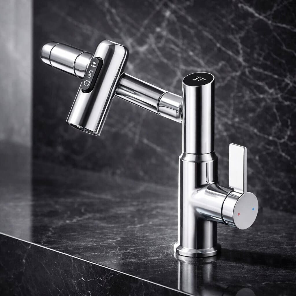 Wasserhahn für Küche & Badezimmer | Flexibler Küchenarmatur | Spültischarmatur | Aqualior