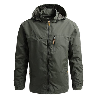 Waterproof Men's Jacket with Hood - Julian-Green-M-Nora Luxe