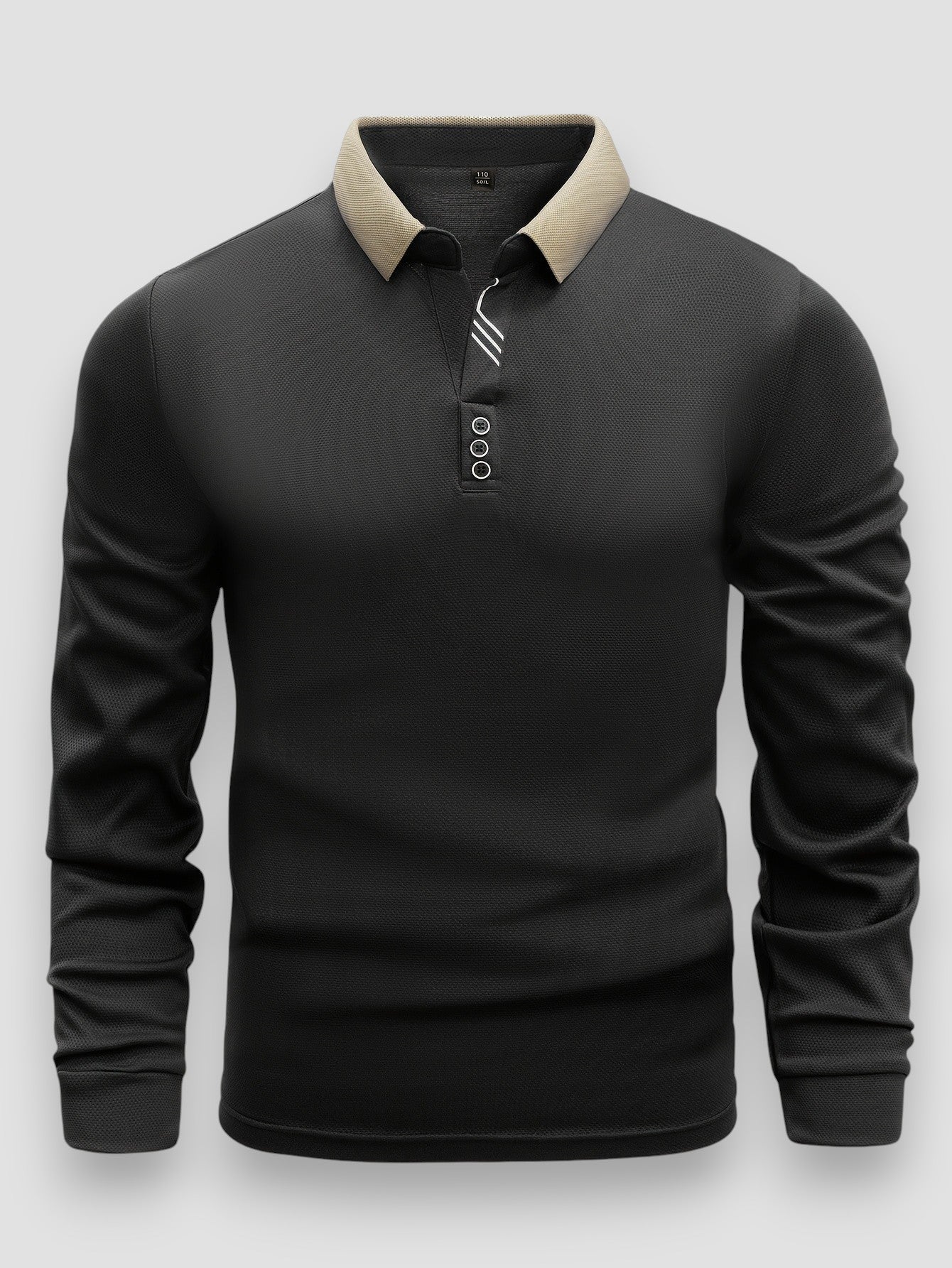 Laurent Monaco Long-Sleeve Polo