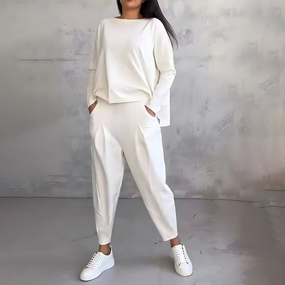 Maya | Women casual Loose-Fit top i pants