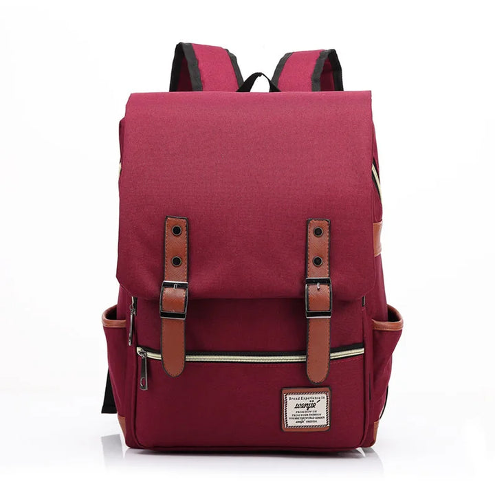 Wodoodporny unisex plecak Oxford – Valtro-Bordeaux czerwień-Trend Polska