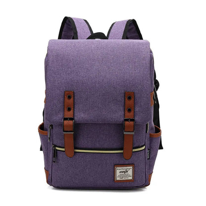 Wodoodporny unisex plecak Oxford – Valtro-Fioletowy-Trend Polska