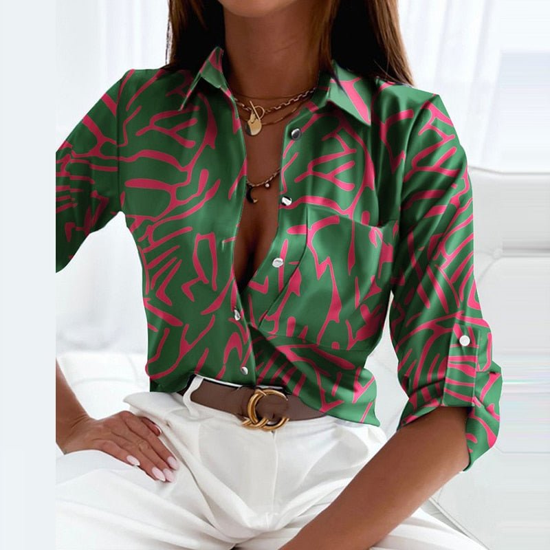 Elisa | Classic Collared Summer Blouse
