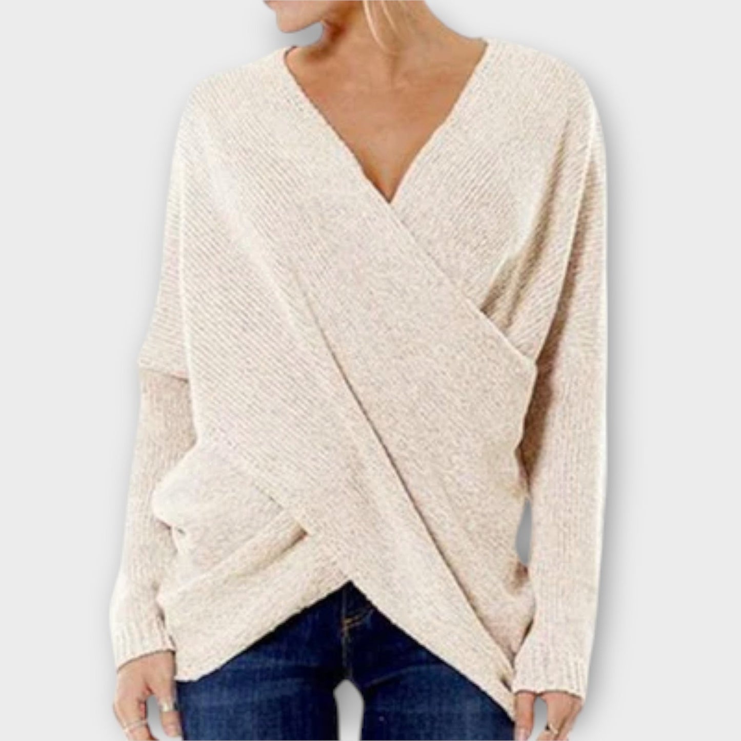 Heidi - Gekreuzter Pullover