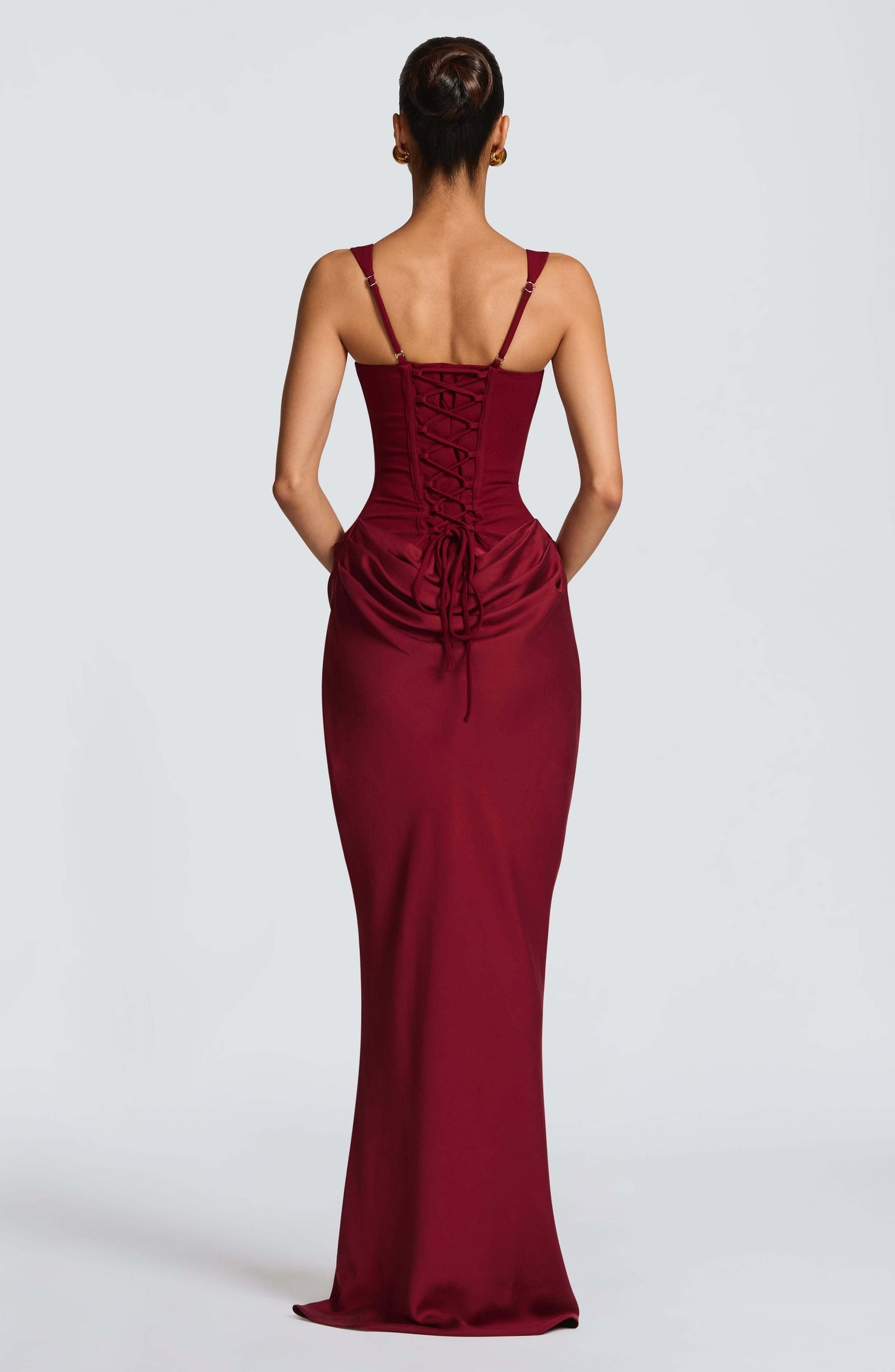 Jasmine - Sleeveless Bodycon Maxi Wedding Guest Dress