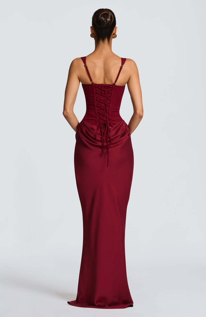 Jasmine - Sleeveless Bodycon Maxi Wedding Guest Dress
