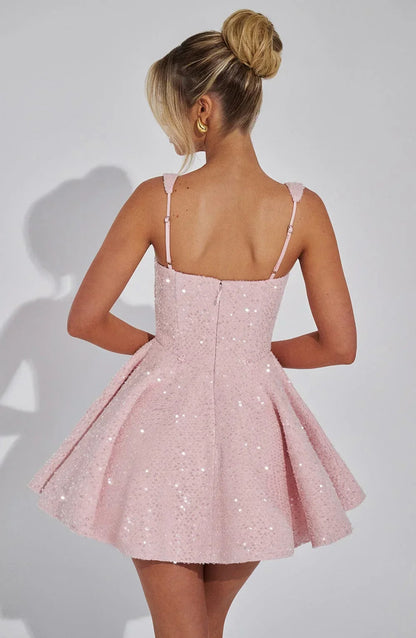 Image of Women's Bow A-Line Mini Dress