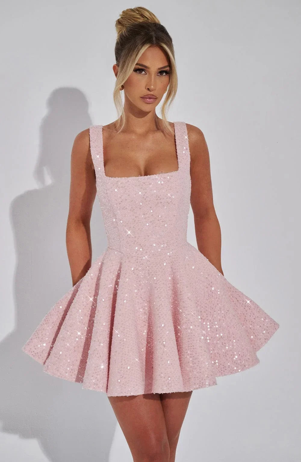 Image of Women's Bow A-Line Mini Dress