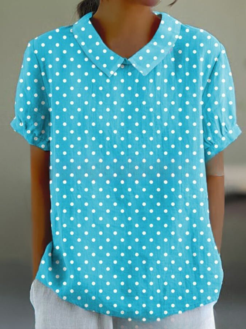 Image of Women's Floral Collared Blouse