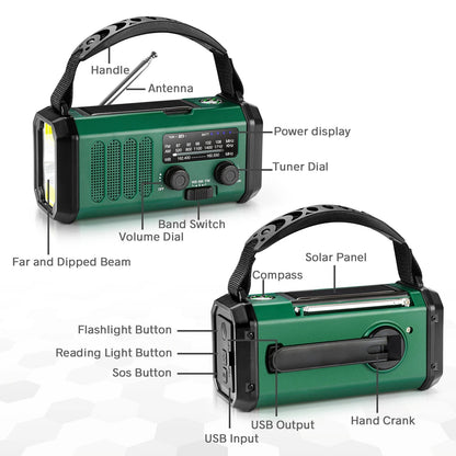 Image of Women's Hand Crank Emergency Radio