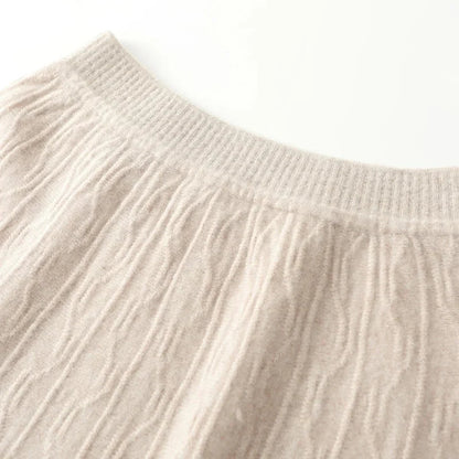 Image of Women's Knit A-Line Midi Skirt