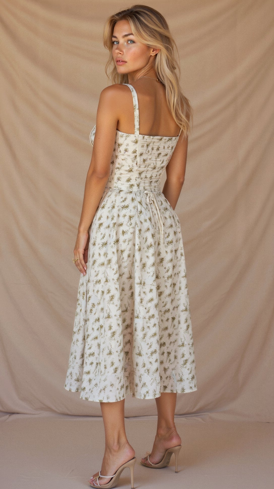 Women's Corset Midi Dress – Feminine Silhouette & Effortless Charm